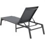 VEVOR Outdoor Chaise Lounge Chairs, Aluminium Patio Lounge Chairs met 5 Verstelbare Standen, Opvouwbare Zwembad Lounge Chairs, Ligstoelen voor Terras, Strand, Zwembad, Ligstoelen met Ligstoelen, Volledig Vlakke Ligstoelen, Donkergrijs, 2-Pack