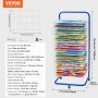 VEVOR Art Drying Rack 25 Removable Shelves Paint Drying Rack With Wheels Blue