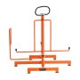 VEVOR Draadspoelhouder, vloer- of wandmontage (45/22,7 kg), kabelspoeldispenser, draagbare draadspoel met handvat, draaibaar oog, voor kabeltransport onder verschillende omstandigheden
