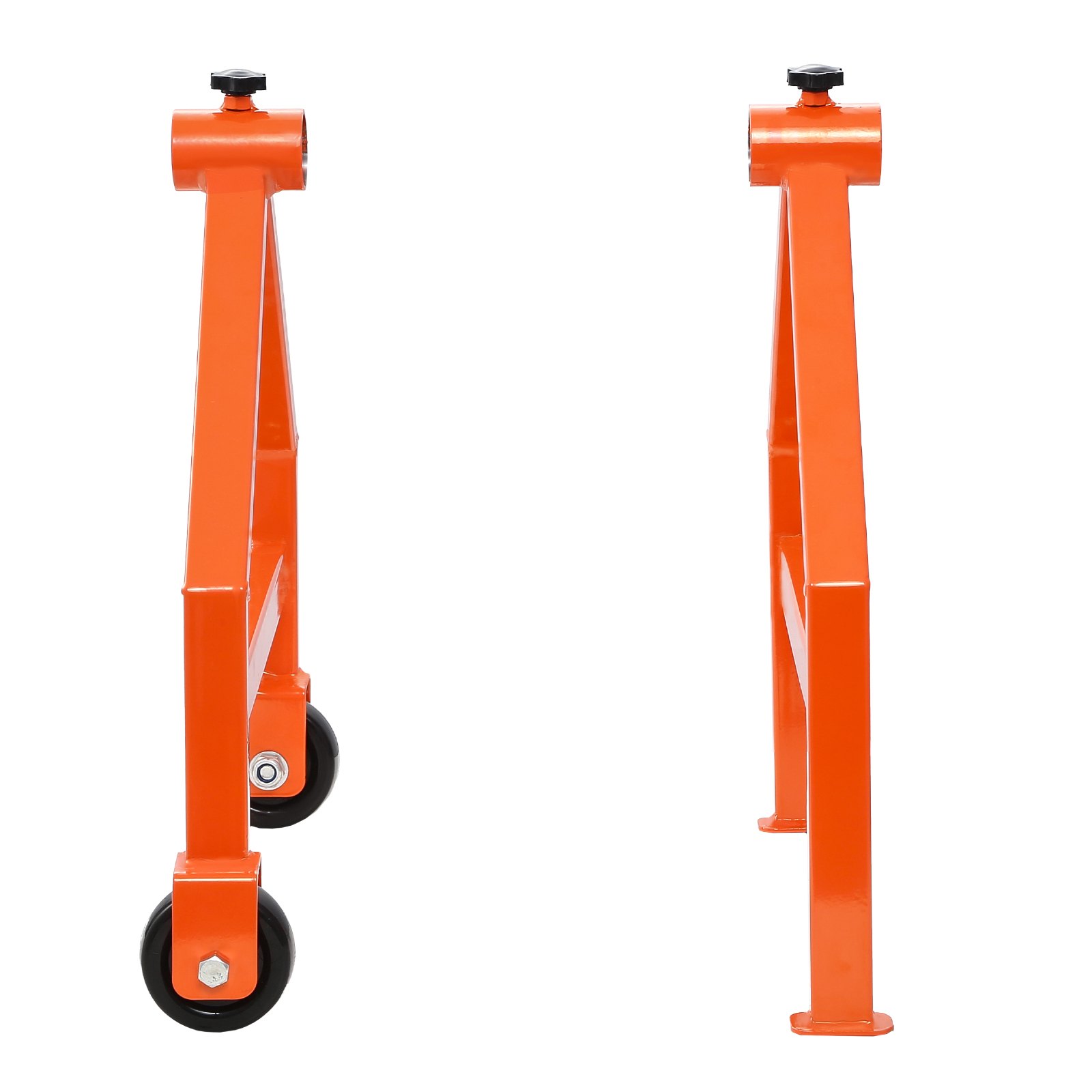 VEVOR Draadspoelstandaard, 100 kg draagvermogen, draagbaar kabelrek met wielen, voor het opbergen van spoelen met max. φ76 cm onder verschillende omstandigheden, buis niet inbegrepen