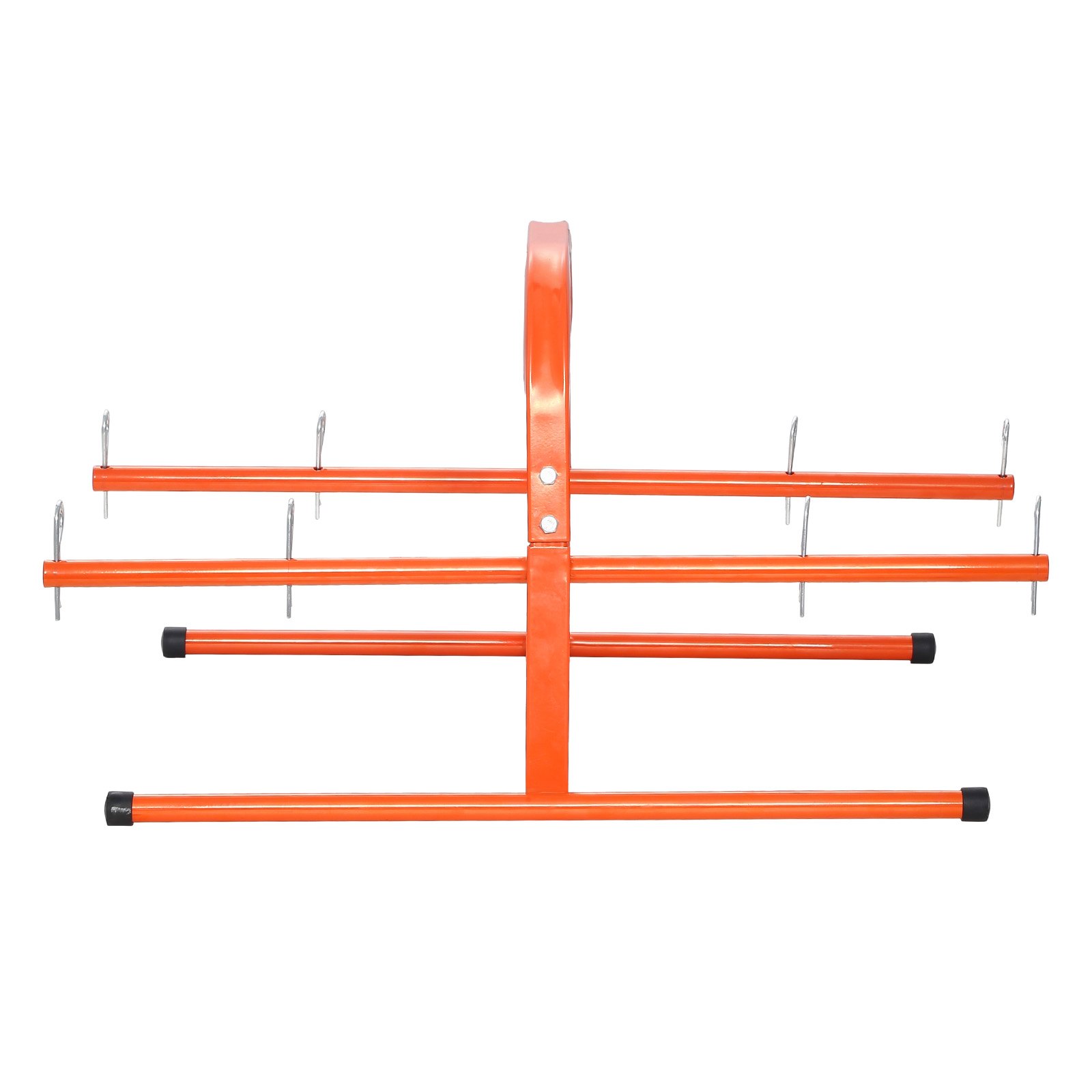 VEVOR Draadspoelhouder, capaciteit 45 kg, handmatige kabeldispenser, stalen buisrek, voor het opbergen van maximaal 8 spoelen met een maximale diameter van 24 cm onder verschillende omstandigheden