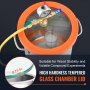 VEVOR 11.4 L vacuum chamber stainless steel vacuum degassing chamber (diameter 23 cm, height 27 cm) vacuum pump vacuum chamber Ideal for stabilizing wood and degassing silicone, resin, polyurethane