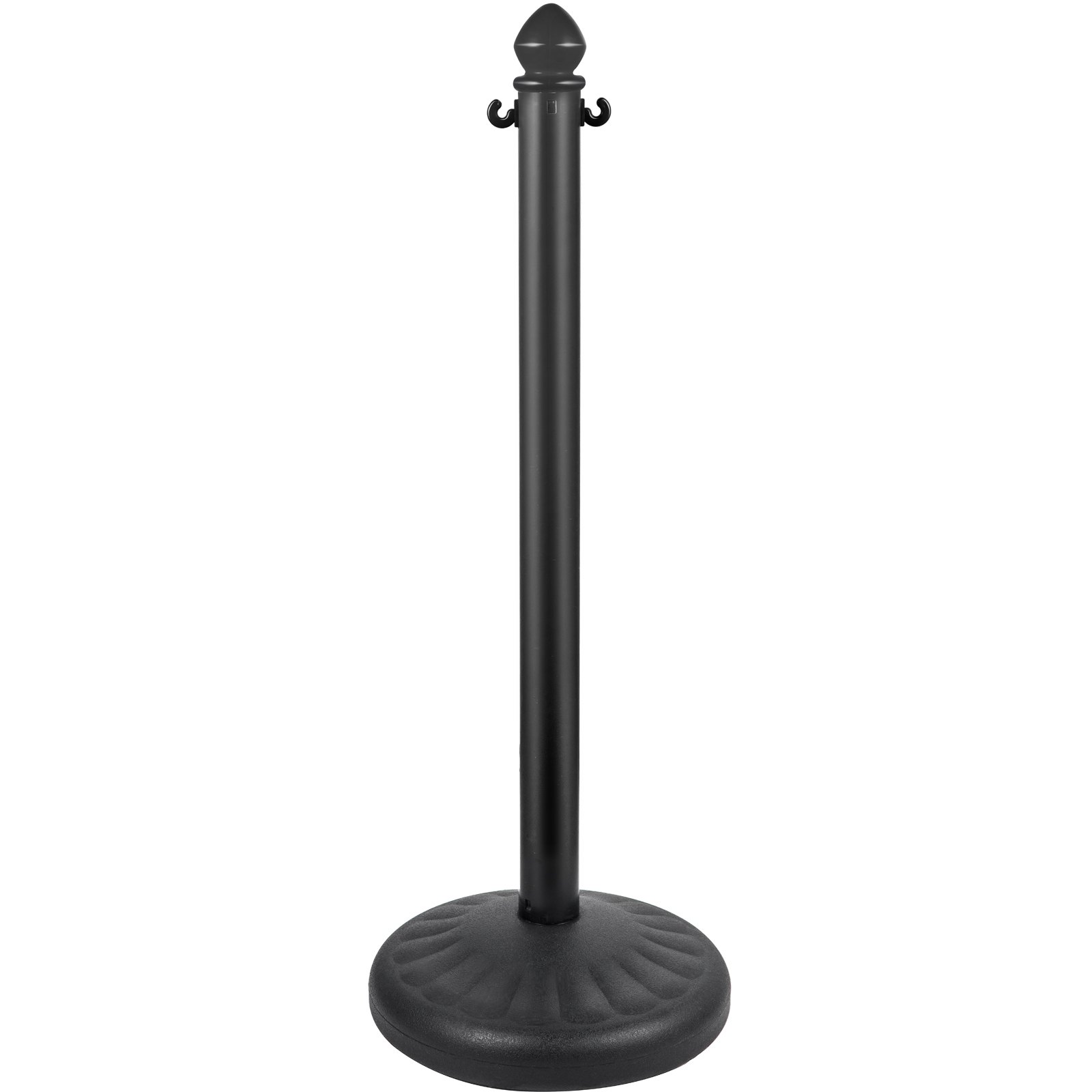 VEVOR Plastic Stanchion, 6pcs Chain Stanchion, Outdoor Stanchion wi 6 x 39inch Long Chains, PE Plastic Crowd Control Barrier for Warning Crowd Control at Restaurant, Supermarket, Exhibition, City Mall