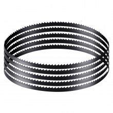 VEVOR lintzaagblad, 1511 x 6,5 x 0,35 mm, 6 TPI, met geharde, scherpe tanden (15 HRC), SK5 koolstofstaal, 6,35 mm breed, vervanging voor gangbare houtbewerkingslintzagen, 1 set