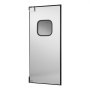 VEVOR Traffic Swing Door, Single Panel Fits Door Opening 91.4 x 213.4 cm, Stainless Steel Commercial Swinging Doors with Hardware & Accessories, Ideal for Residential Use, Durable & Easy to Install
