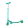 VEVOR Kick Scooter for Kids Ages 3+, 2-Wheel Toddler Scooter with Light-Up Wheels, Adjustable Height Handlebar, Wide Anti-Slip Deck, Foldable Lightweight Frame for Boys & Girls up to 110 lbs, Green