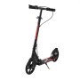 VEVOR Kick Scooter for Kids Ages 8+, Teens & Adults, 2-Wheel Toddler Scooter with Height Adjustable Handlebar, Wide Anti-Slip Deck, Foldable Lightweight Frame for Boys & Girls up to 220 lbs, Black