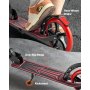 VEVOR Scooter (2 wielen) voor kinderen vanaf 8 jaar, stadsscooter/straatscooter met in hoogte verstelbaar stuur, antislip deck en lichtgewicht frame, opvouwbare step tot 100 kg, zwart + rood
