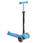 VEVOR Scooter (3 wielen) voor kinderen vanaf 3 jaar, stadsscooter voor kinderen met lichtgevende wielen, in hoogte verstelbaar stuur, antislip platform en lichtgewicht aluminium frame, step voor kinderen tot 75 kg, blauw