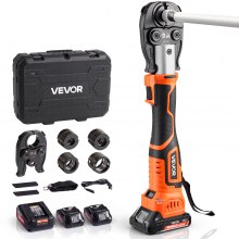 VEVOR Persmachine, 18V Draadloze Pijppersset, voor PEX- en aluminium-kunststofbuizen – met persbekken TH16, TH20, TH26 en TH32, 2 x 2Ah accu's, snellader en draagtas
