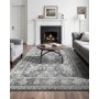 VEVOR Area Rug, 8 x 10 ft Large Washable Rug, Non-Slip and Tear-Resistant Soft Carpet, Pet & Child Friendly Vintage Area Rugs, Indoor Mat for Bedroom, Living Room, Kids Room, Entryway, Office, Gray