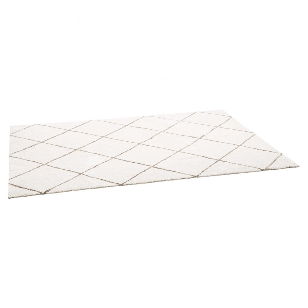 VEVOR Indoor Plush Area Rugs, 8 x 10 ft Plush Carpet, Area Rugs Furry with Long Plushs Pile, Thick & Durable High-Pile Rug for High-Traffic Areas, Bedroom, Non-Shedding & Non-Slip Backing, Beige