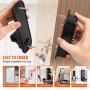 VEVOR Mechanical Keyless Entry Door Lock, 14 Digit Keypad, Embedded Outdoor Gate Door Locks Set with Keypad and Handle, Water-proof Zinc Alloy, Easy to Install, for Garden, Garage, Storage Shed, Yard