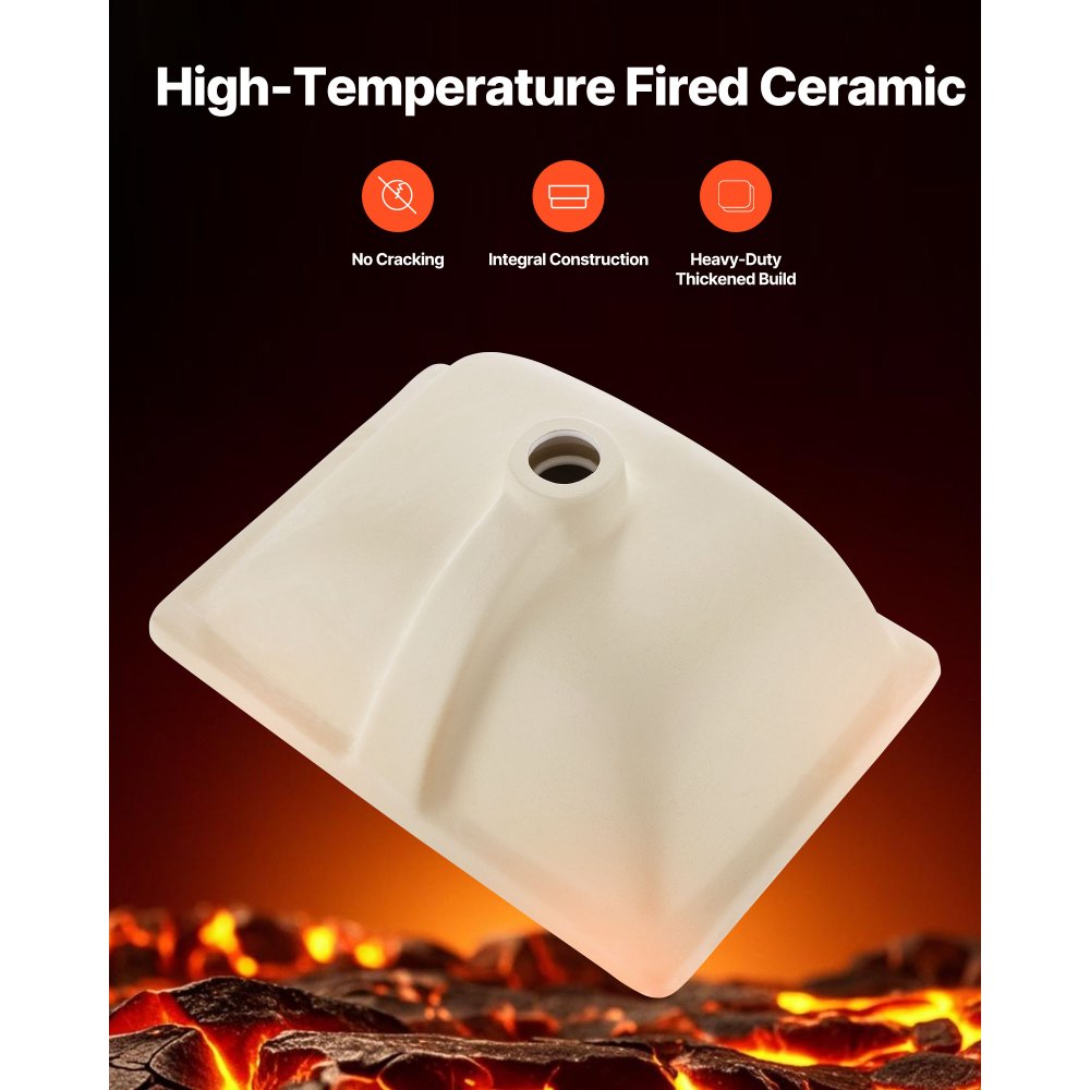 VEVOR Undermount Bathroom Sink, 18.11 x 12.99 Inch Rectangular White Ceramic Vessel Sink with Overflow Hole, Under Counter Drop in Modern Lavatory Vanity Bath Wash Bowl Basin, Rectangle Small Space