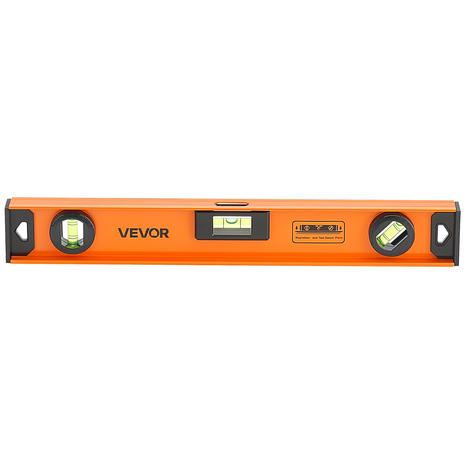 VEVOR 4-delige waterpasset, 40/60/90/120 cm schaalverdeling met 3 libellen, 90°/45°/0° & 0,5 mm/m nauwkeurigheid, metselwaterpas met ophanggat, schokbestendig meetinstrument voor bouwplaatsen en huisrenovaties.