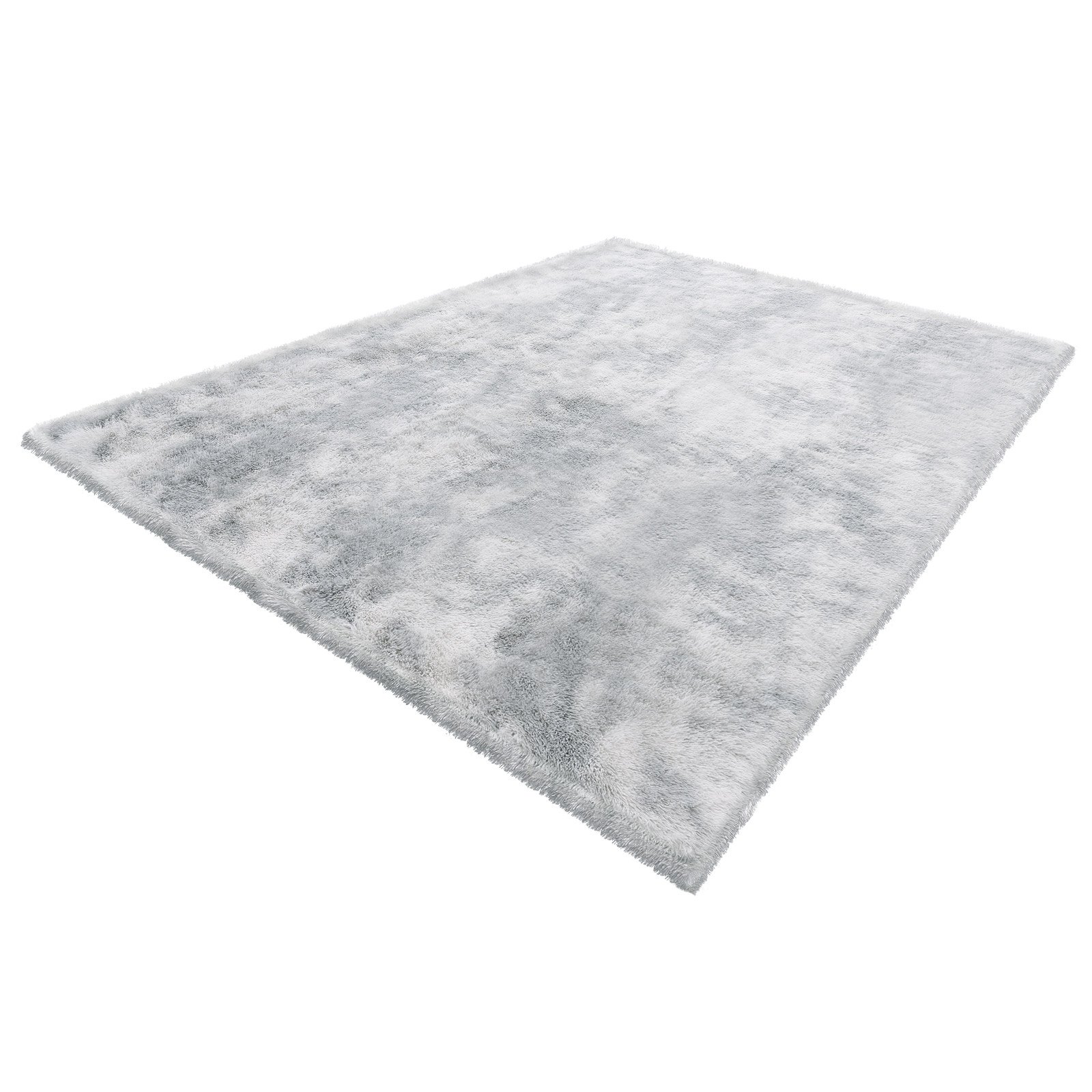 VEVOR Indoor Plush Area Rugs, 9 x 12 ft Soft Plush Carpet, Furry Shag Area Rugs for Living Room, Bedroom, Modern Home Decor Aesthetic Long-Pile Rug, Non-Shedding, Slip-Resistant, Tie-Dye Light Gray