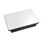 VEVOR Spiegelmedicijnkast (406 x 128 x 610 mm) voor badkamer met spiegeldeur en verstelbare glazen planken, ingebouwd en aan de muur bevestigd, aluminium frame, badkamerkast