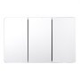 VEVOR Medicine Cabinet, 25.5 x 40 inch, Medicine Cabinet for Bathroom with Mirror,  Aluminum Frame Bathroom Wall Cabinet, 4-layer Adjustable Shelves, Recessed & Wall-mounted Installation