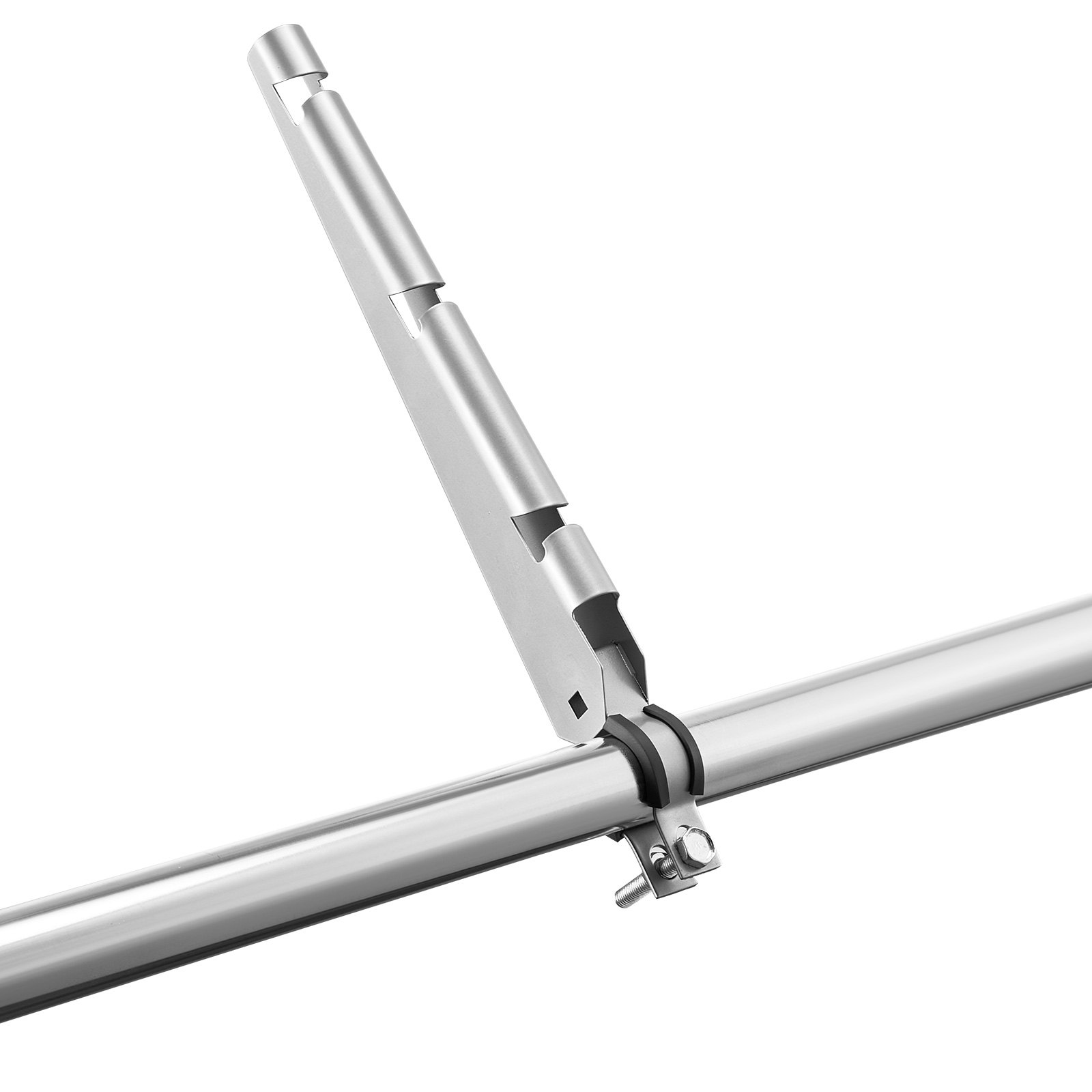 VEVOR Anti-Climb Fence Riser, 10-pack, prikkeldraadafleider 375 mm, prikkeldraadhouder voor 3,3 cm tot 3,8 cm schakelhekken, Ω beugelontwerp, gegalvaniseerde stalen prikkeldraadarm