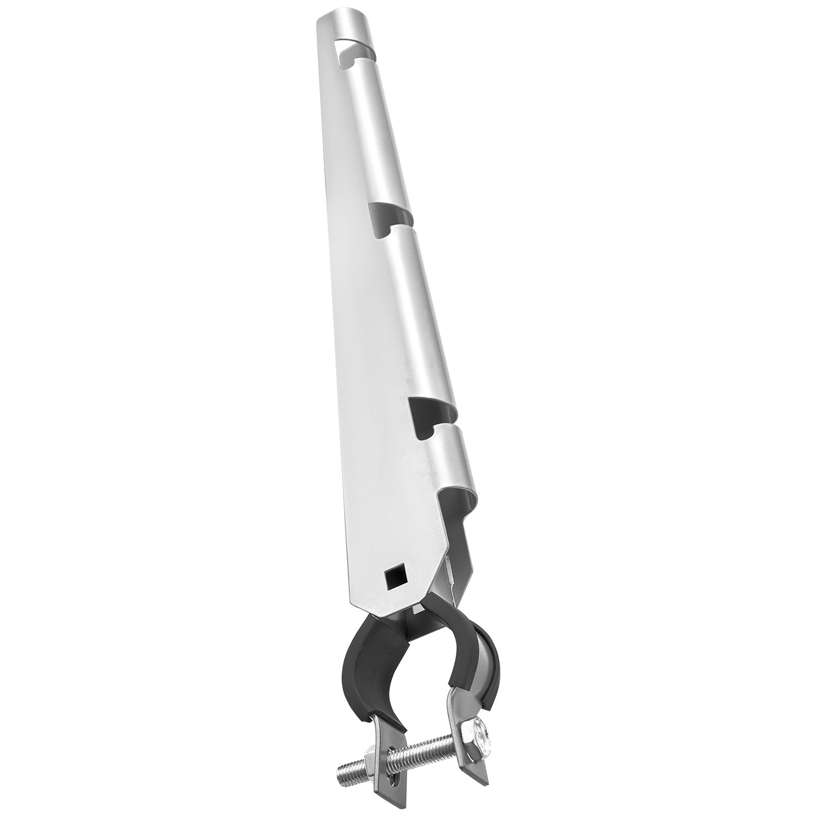 VEVOR Anti-Climb Fence Riser, 10-pack, prikkeldraadafleider 375 mm, prikkeldraadhouder voor 3,3 cm tot 3,8 cm schakelhekken, Ω beugelontwerp, gegalvaniseerde stalen prikkeldraadarm