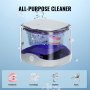 VEVOR Ultrasonic Cleaner for Dentures, 200ML Retainer Cleaner Machine with UV Light, 30W Cleaning Machine for Dental, Retainer, Aligner, Braces, Mouth Guards, Toothbrush Head, Shaver Head, Jewelry