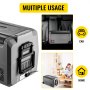 VEVOR Draagbare Auto Koelkast 45W Draagbare Elektrische Koelbox 36L Auto Vriezer Koelkast met Nauwkeurig Bedieningspaneel Geschikt voor Buitenactiviteiten zoals Picknicks, Kamperen, Reizen, enzovoort