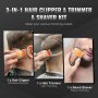 VEVOR Professional Hair Clipper for Men 3-in-1 Hair Clipper Trimmer & Shaver Set