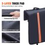 VEVOR pickup tailgate tailgate pad 157 cm, truck tailgate pad 6 bicycles, 11 x 11 cm grooved rear bicycle carrier for wood, ladders etc. Tailgate lever with two 19 x 30 cm small pockets