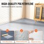 high-quality polyethylene VEVOR carpet protection film, waterproof, slip-resistant, and strong.