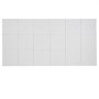 VEVOR akoestische panelen met zelfklevende tape, 300x300x10 mm, geluidsisolerende schuimpanelen, akoestische wandpanelen van polyestervezels, voor thuis, studio, kantoor, theater, wit, 18 stuks