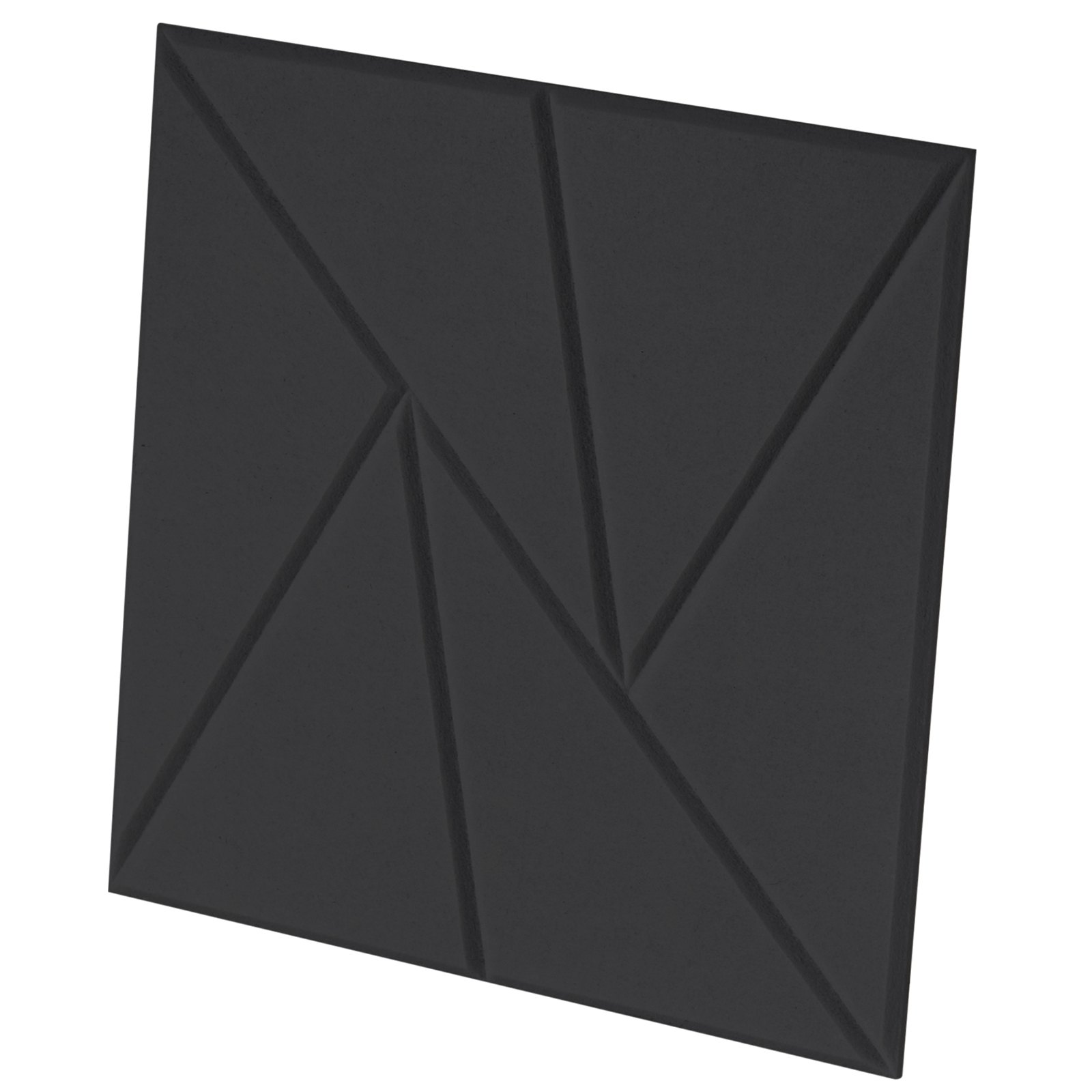 VEVOR 18 Pack Acoustic Panels with Self Adhesive, 11.8 x 11.8 x 0.4 inch Sound Proof Foam Panels, Polyester Fiber Soundproof Wall Panels High Density, for Home, Studio, Office, Theater, Black