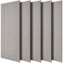 VEVOR 5-pack akoestische panelen met zelfklevende tape, 1200x600x10 m geluidsdichte schuimpanelen, akoestische wandpanelen van polyestervezels, voor thuis, studio, kantoor, theater, kameel