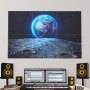 VEVOR 6-pack akoestische panelen, 1800x1200x10 mm, akoestische wandpanelen, zelfklevende decoratieve geluidsisolatie- en absorptiepanelen voor thuis, kantoor, studio, speelkamer, theater en aarde