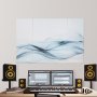 VEVOR 8-pack akoestische panelen, 1200x800x10mm, akoestische wandpanelen, zelfklevende, geluidsabsorberende en geluiddempende panelen voor thuis, kantoor, studio, speelkamer, theater, zijden motief
