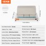 VEVOR Thermal Binding Machine Thermal Book Binder 500 Sheets A3 A4 A5 Document