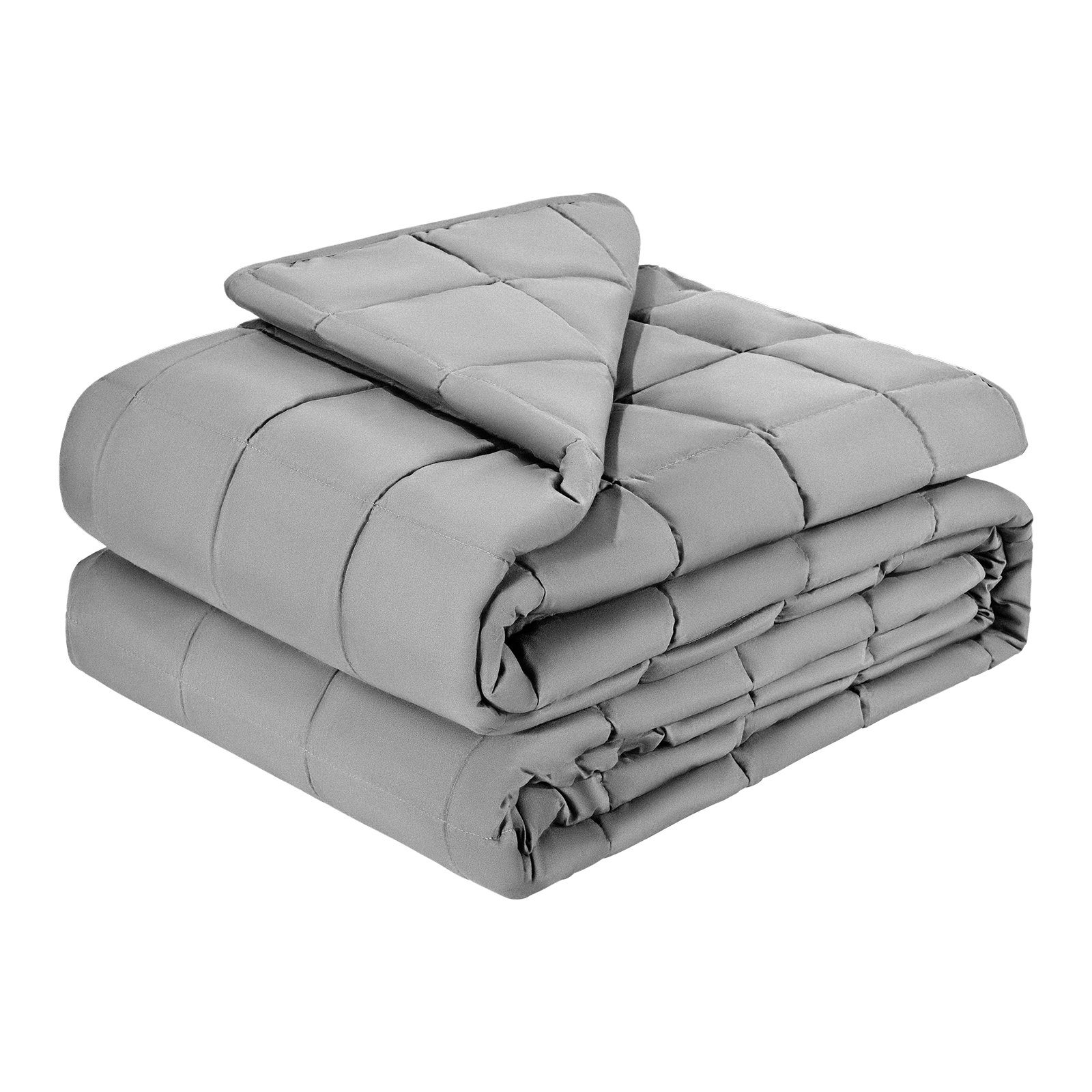 VEVOR Weighted Blanket, 25 lbs, 88 x 104 in King Size, Cooling Breathable Heavy Blanket with Glass Beads, All-Season Use, Suitable for 250-310 lbs Adults, Anxiety Stress Relief, Improve Sleep, Grey