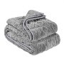 VEVOR verzwaringsdeken, 9 kg, therapiedeken 1524 x 2032 mm, verzwaringsdekens Queen-size, Sherpa fleece deken met glasparels, voor volwassenen van 90-113 kg, angst- en stressverlichting, grijs