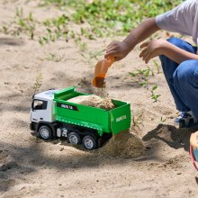 VEVOR RC dumper dumper vrachtwagen 9 kanalen 1:18 29x10,5x15cm