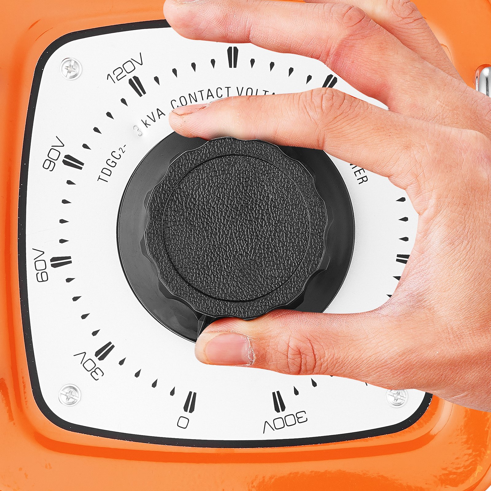 VEVOR 3000VA Automatische variabele spanningstransformator, 10 ampère, 230V ingang, 0-300V uitgang, AC-spanningsregelaar, met LCD-scherm, 4 extra zekeringen