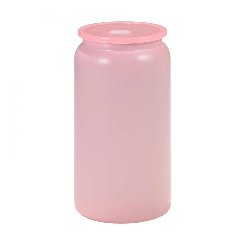 VEVOR Sublimatiebekers 12 stuks (473 ml), meerkleurige roestvrijstalen sublimatie thermosbekers met deksels en rietjes, dubbelwandige geïsoleerde sublimatie drinkflessen voor doe-het-zelf projecten en cadeaus