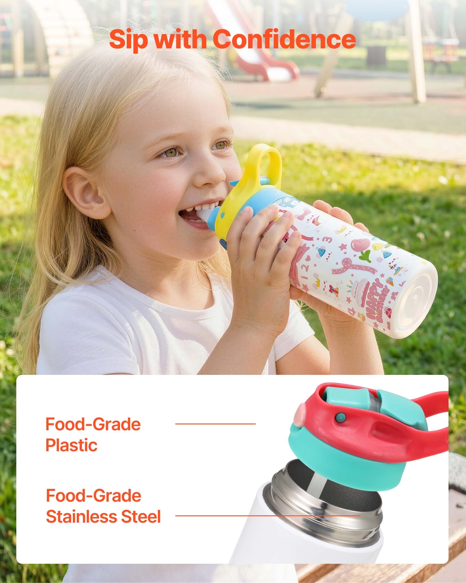 VEVOR Sublimatiebekers 12 stuks (355 ml), roestvrijstalen sublimatiebekers met deksels (meerkleurig) & rietje & handvat, dubbelwandige geïsoleerde thermosfles voor doe-het-zelfprojecten en cadeaus