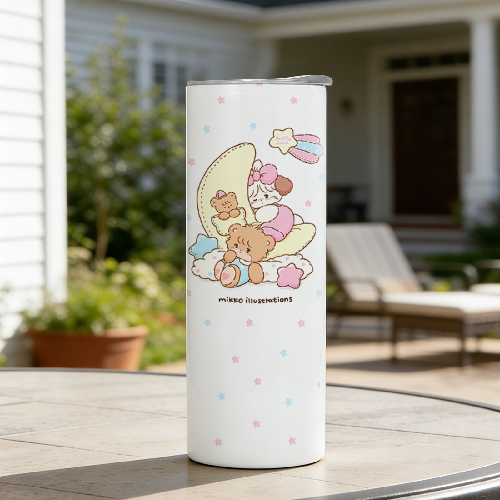 VEVOR sublimatiebekers 4 stuks (591 ml), roestvrijstalen sublimatiebekers met deksels en rietjes, dubbelwandige geïsoleerde sublimatiebekers voor individuele doe-het-zelf-ontwerpen en cadeaus