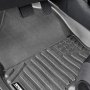 VEVOR Automotive Floor Mats, Fits for Dodge Ram 1500 Crew Cab 2019-2024, 3 pcs Front and 2nd Row Liners, All Weather Custom Fit TPE Vehicle Floor Mats, Easy to Clean Floor Liners for Trucks, Black