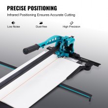 VEVOR tile cutter with a total cutting length of 800mm, cutting thickness 4-15mm min. Cutting width 25mm Tile cutting machine incl. extra cutting wheel Tile laying & renovation projects