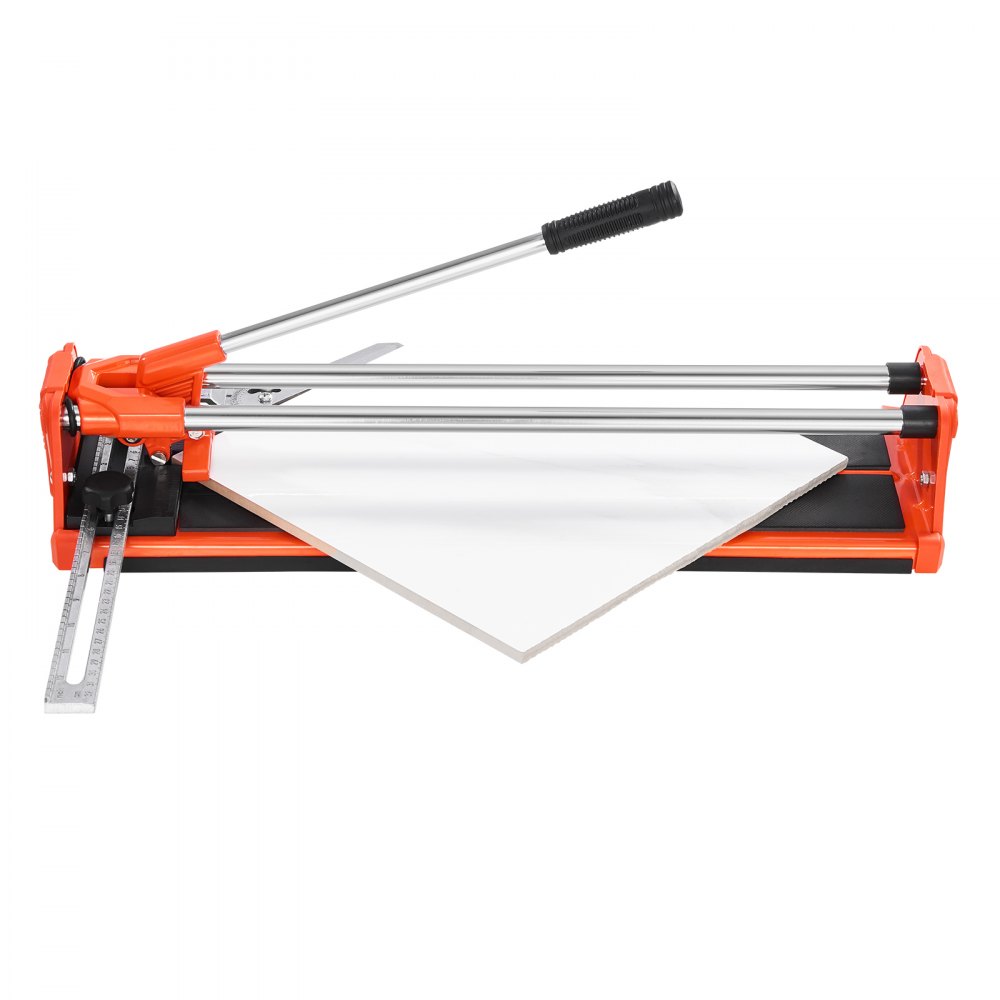 VEVOR 430mm Manual Tile Cutter for Wall & Polished Tiles,Double Rails for Precise Cutting, Tungsten Carbide Wheel,Non-Slip Handle,Anti-Displacement Pressure Rod,Precise Cuts for Pros & Beginners