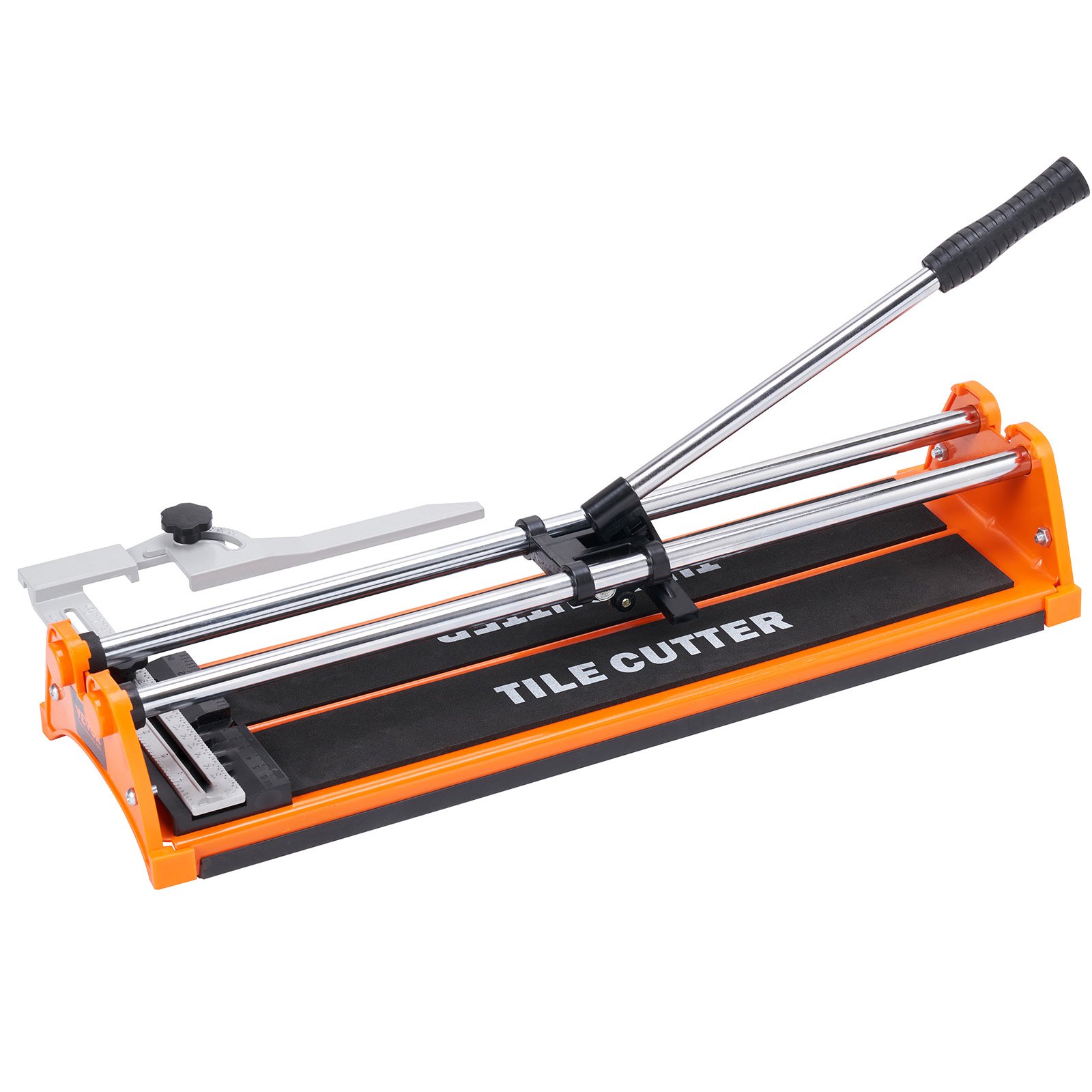 VEVOR Manual Tile Cutter, 17 inch, Porcelain Ceramic Tile Cutter with Tungsten Carbide Cutting Wheel, Infrared Positioning, Anti-Skid Feet, Double Rails for professional installers or beginners