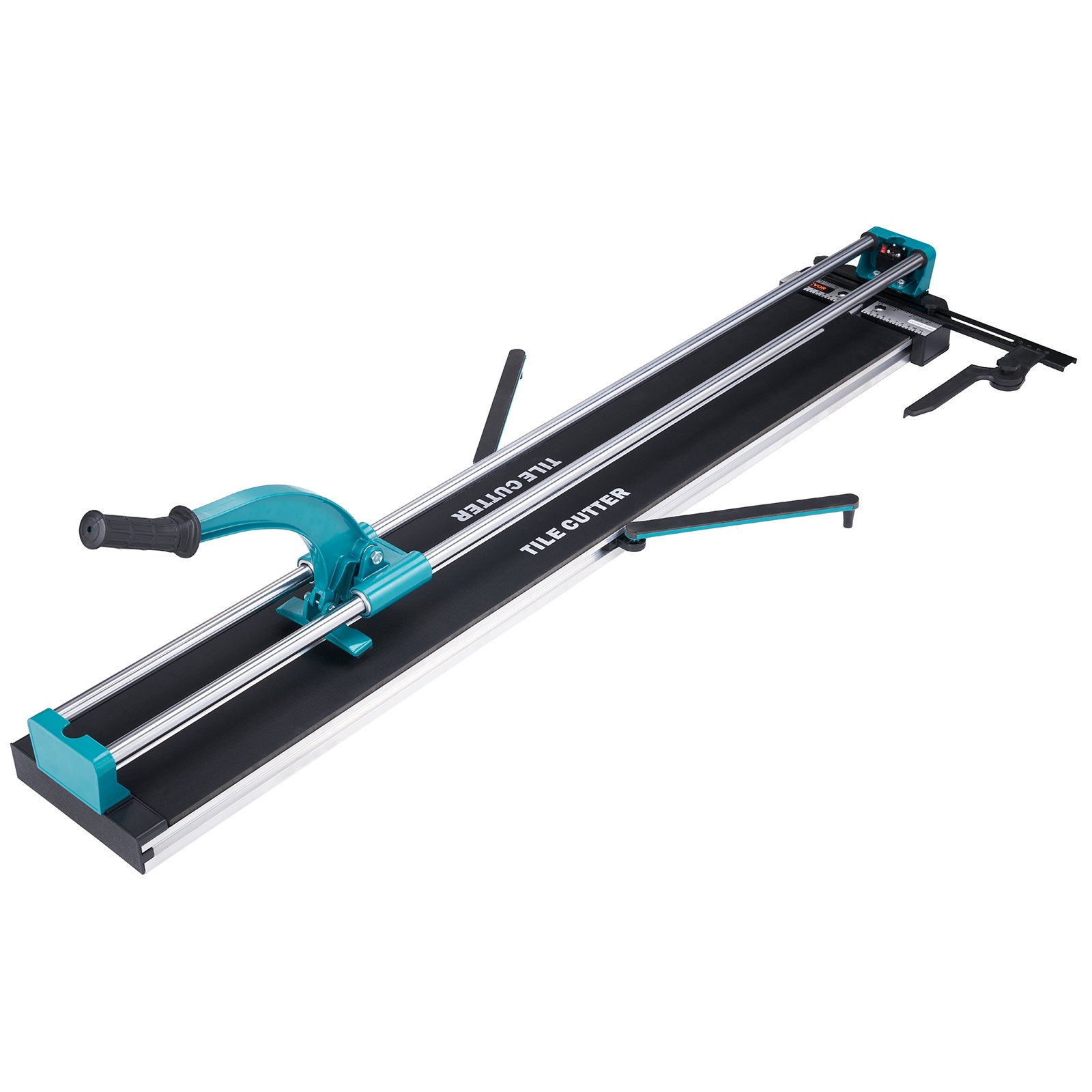 VEVOR Manual Tile Cutter, 1200mm, Porcelain Ceramic Tile Cutter with Tungsten Carbide Cutting Wheel, Infrared Positioning, Anti-Skid Feet, Double Rails for professional installers or beginners