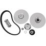 VEVOR achterwielaandrijving koppelingsset voor Yamaha Gas Golf Cart G2-G22 vanaf 1985, secundaire koppelingsaandrijfset met riem JN6-G6201-03 JN6-G6201-04, zilver