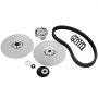 VEVOR achterwielaandrijving koppelingsset voor Yamaha Gas Golf Cart G2-G22 vanaf 1985, secundaire koppelingsaandrijfset met riem JN6-G6201-03 JN6-G6201-04, zilver