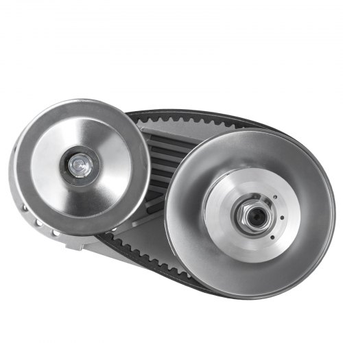 VEVOR Aandrijfkoppeling, 2-8 pk motor, 2000 tpm, zeer sterke aandrijfkoppeling met asymmetrisch ontworpen wielen en robuuste rubberen riem, stevige en duurzame koppeling met volledige accessoires